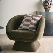 Lucca Swivel Chair Green