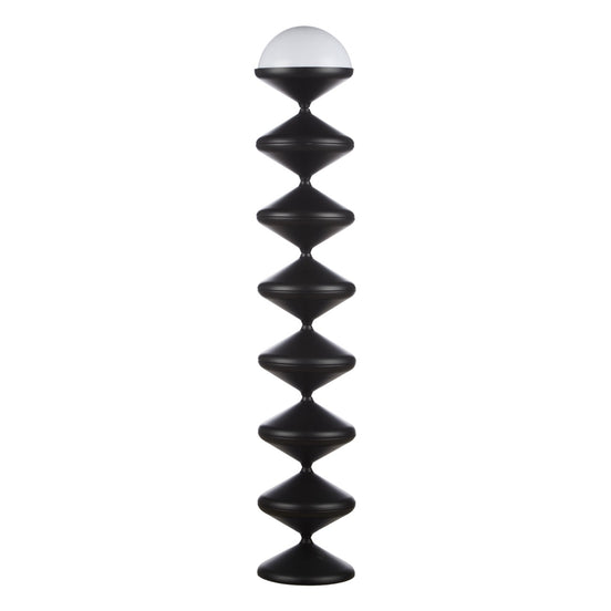 Martyn Swirl Floor Lamp Black