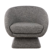 Lucca Swivel Chair Grey