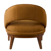 Edwin Armchair Mustard & Walnut