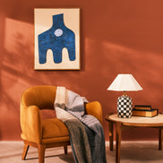 Edwin Armchair Mustard & Walnut