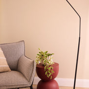 Kit Floor Lamp White & Black
