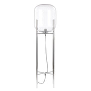 Amalfi Tatum Floor Lamp Smoke & Silver