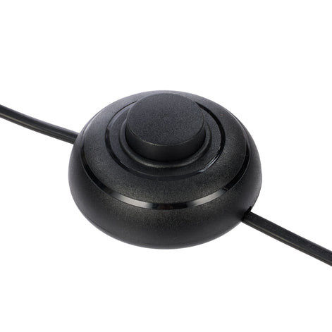 Amalfi Tatum Floor Lamp Smoke & Silver