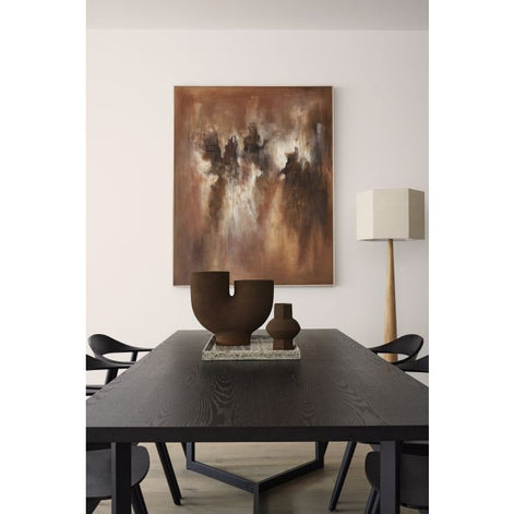 Jabiru Hand Painted Wall Art Brown 120x4.8x150cm