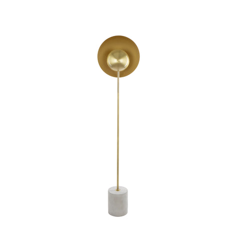 Grand Designs Owen Floor Lamp Antique Brass & Cement