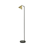 Hamlet Floor Lamp Brass & Black