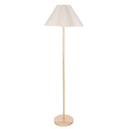 Cullen Wooden Floor Lamp White & Natural