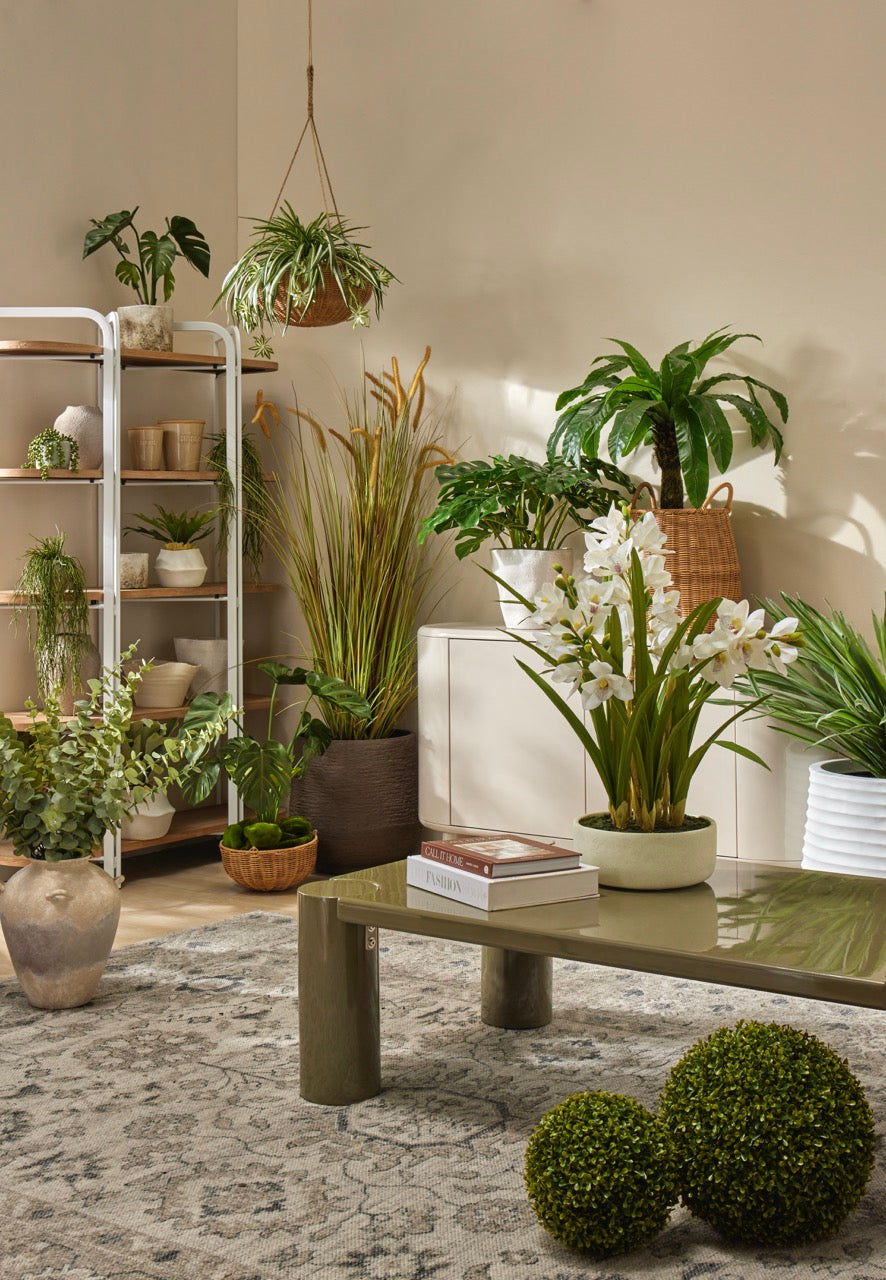 Owen Shelving Unit Natural Wash & White