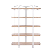 Owen Shelving Unit Natural Wash & White