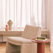 Austin Accent Chair Off White & Taupe