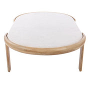 Ashton Coffee Table White & Natural