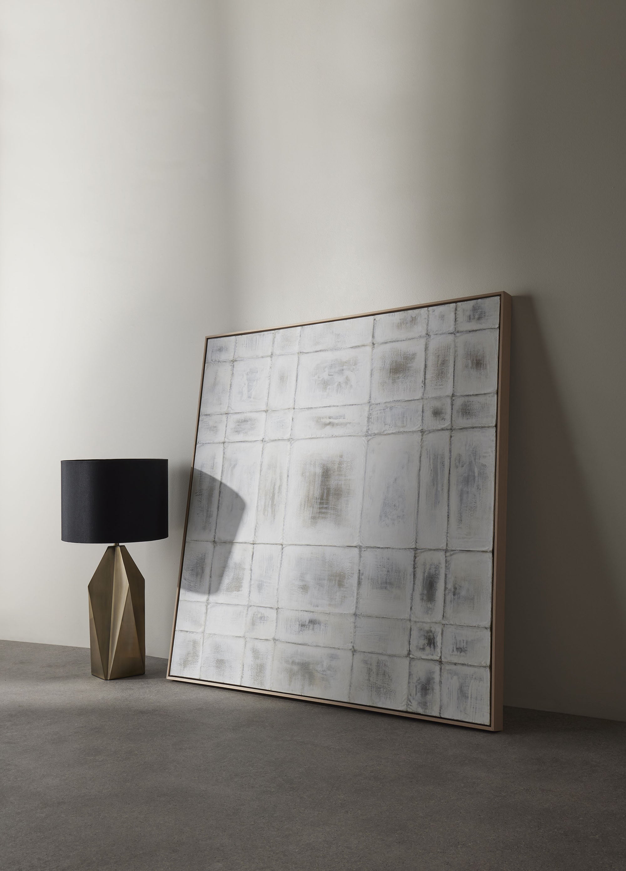 Blake Hand Painted Wall Art Multi-Coloured 120x5x120cm