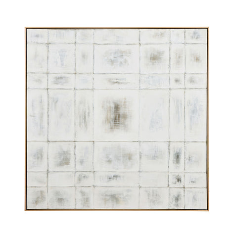 Blake Hand Painted Wall Art Multi-Coloured 120x5x120cm