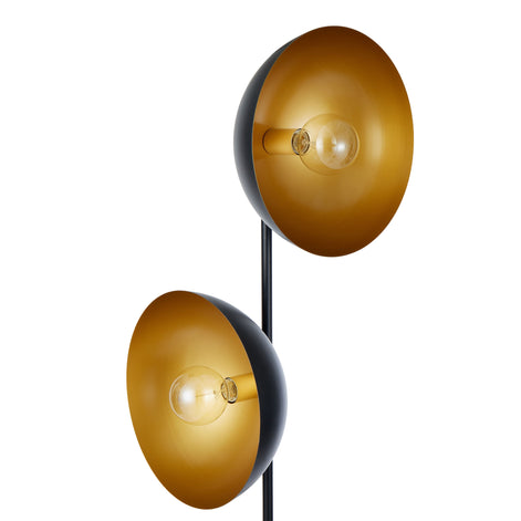 Spotlight Floor Lamp Black & Brass