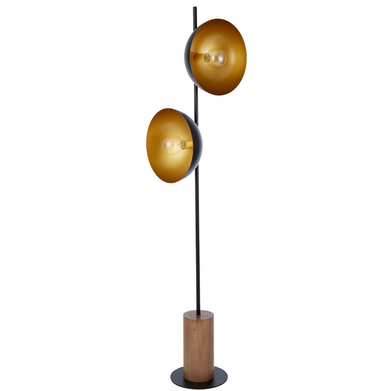 Spotlight Floor Lamp Black & Brass