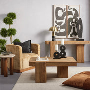 Gold Aged Velvet Armchair Gold & Walnut