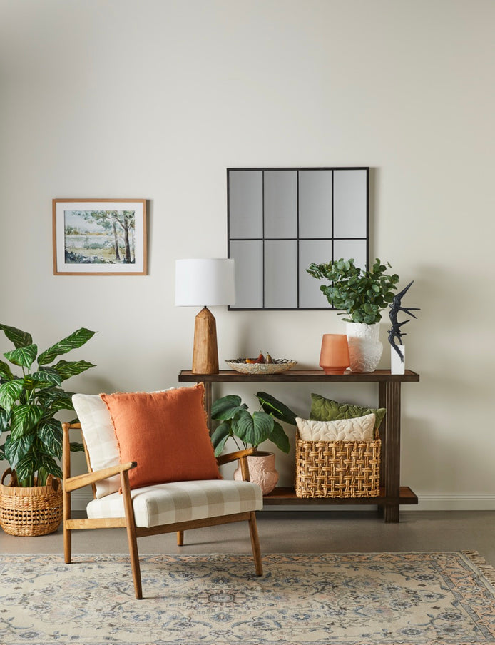 Grange Chair White & Beige