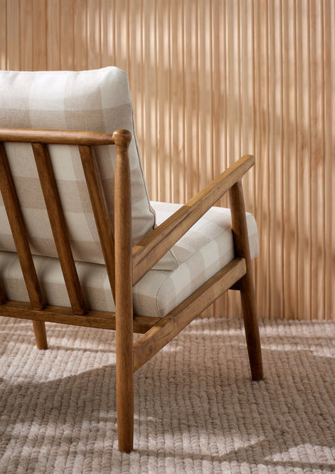 Grange Chair White & Beige
