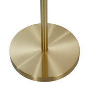 Amilla Floor Lamp Brushed Gold & Clear